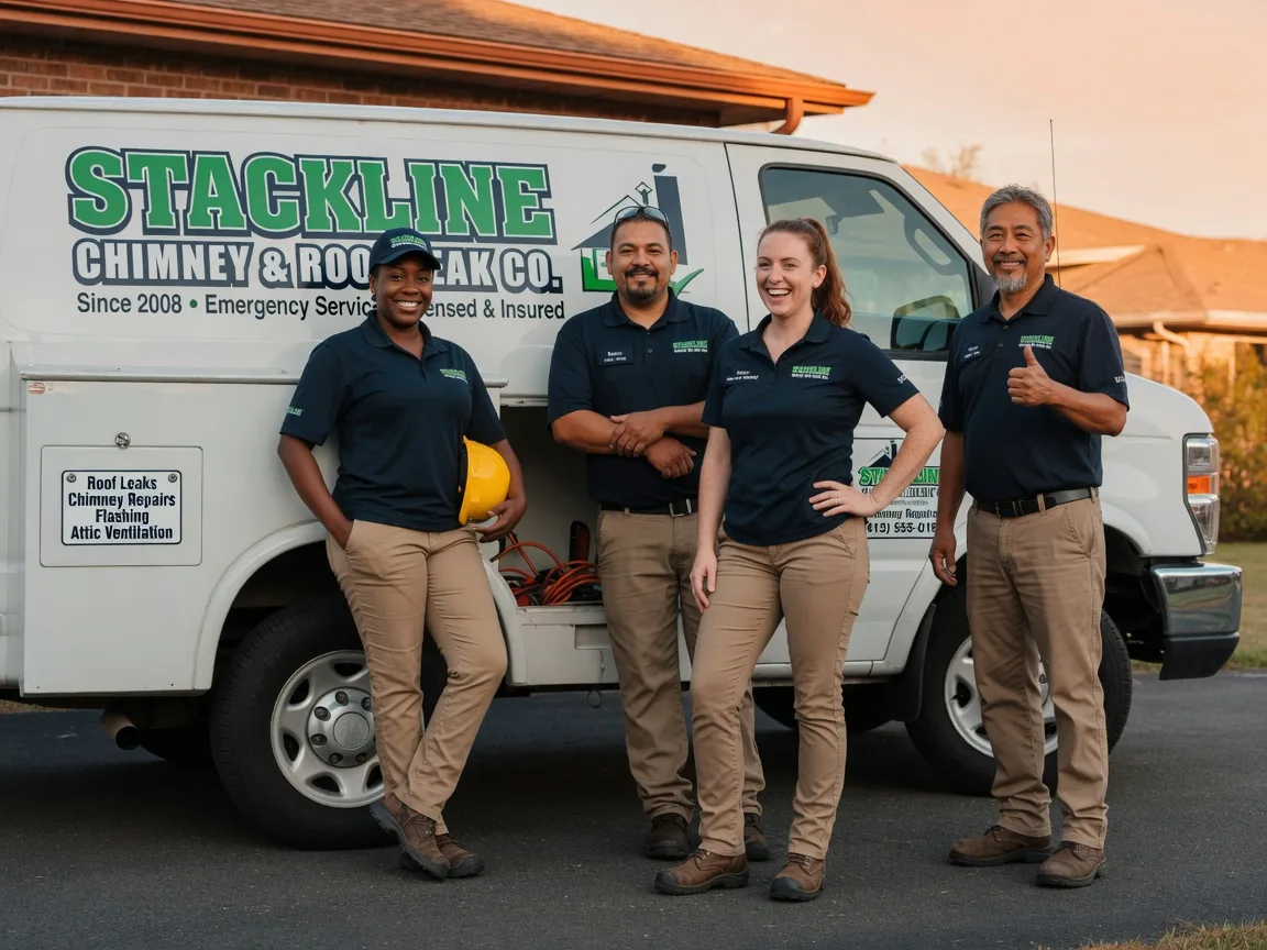 Chimney flashing repair company in Owings, MD